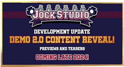 Jock Studio Demo 2.0 Content Reveal!